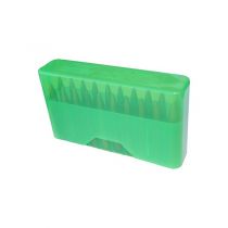 MTM - RIFLE SLIP TOP 20rd LARGE/CLEAR GREEN