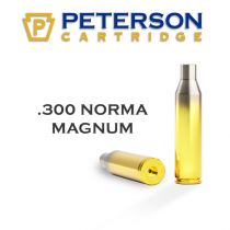 Peterson - Brass - 300 Norma Magnum Unprimed 50/Box