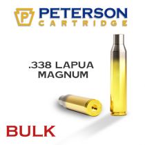 Peterson - Brass - 338 Lapua Unprimed Bulk 50/Bag