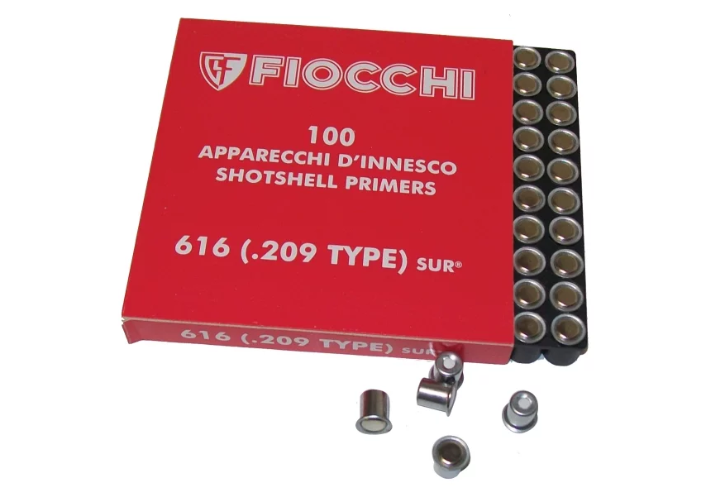 FIOCCHI 616 (.209 TYPE) SHOTSHELL PRIMERS 100/BX | X-Reload
